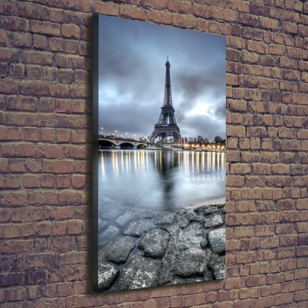Quadro su tela canvas verticale Torre Eiffel Parigi