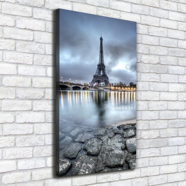 Quadro su tela canvas verticale Torre Eiffel Parigi