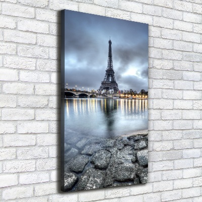 Quadro su tela canvas verticale Torre Eiffel Parigi