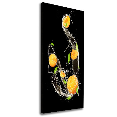 Quadro su tela canvas verticale Arance