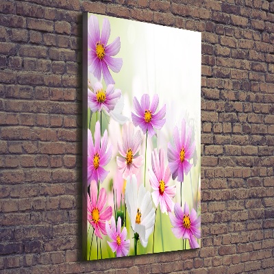 Quadro foto su tela verticale Fiori selvatici