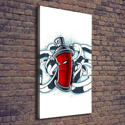 Quadro foto su tela verticale Graffiti