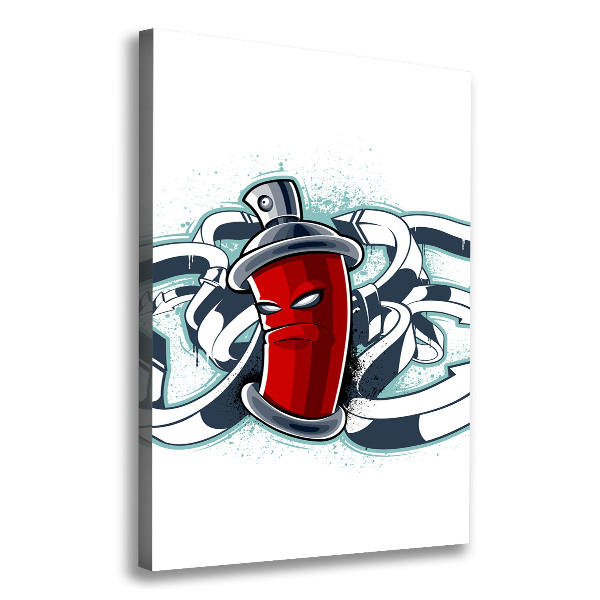 Quadro foto su tela verticale Graffiti