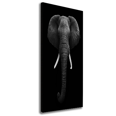 Quadro su tela canvas verticale Elefante africano