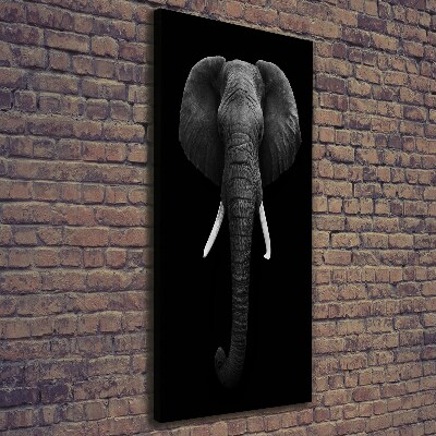 Quadro su tela canvas verticale Elefante africano