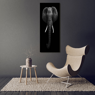 Quadro su tela canvas verticale Elefante africano