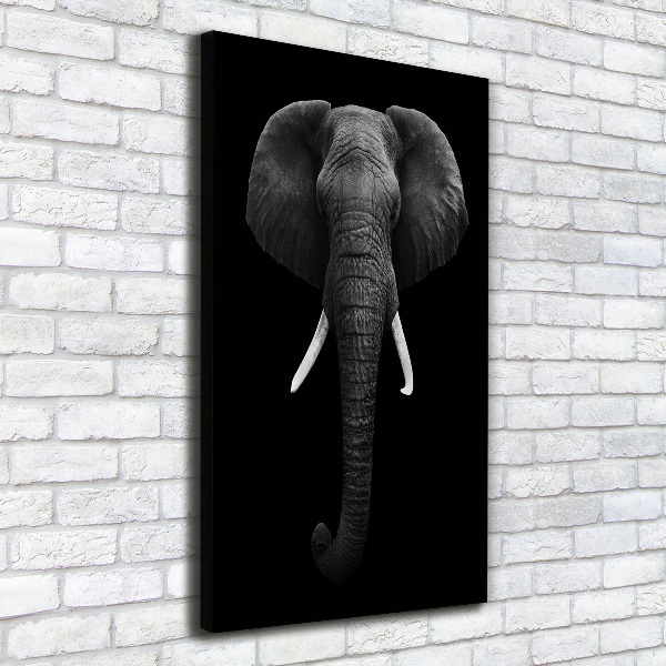Quadro su tela canvas verticale Elefante africano
