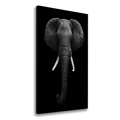 Quadro su tela canvas verticale Elefante africano