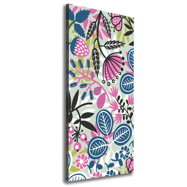 Quadro foto su tela verticale Mobili