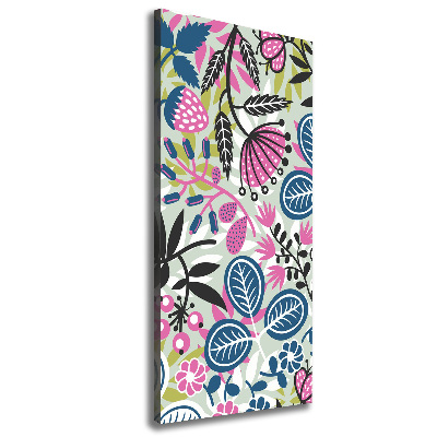 Quadro foto su tela verticale Mobili