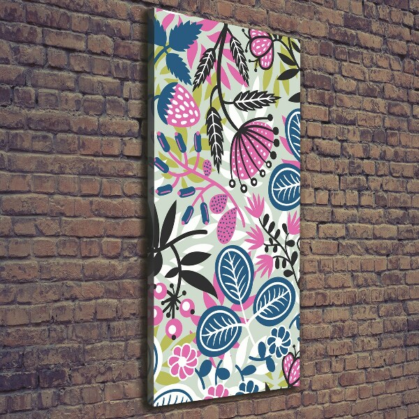 Quadro foto su tela verticale Mobili