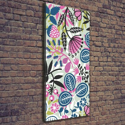 Quadro foto su tela verticale Mobili