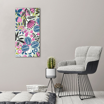 Quadro foto su tela verticale Mobili