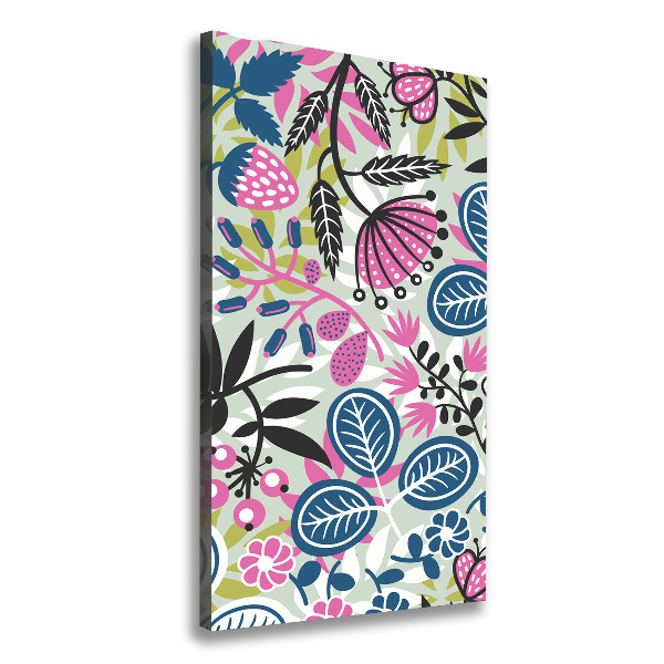 Quadro foto su tela verticale Mobili