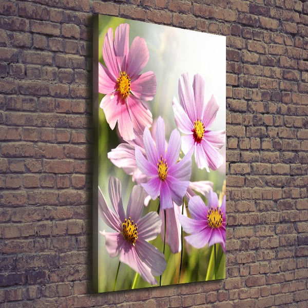 Quadro foto su tela verticale Fiori selvatici