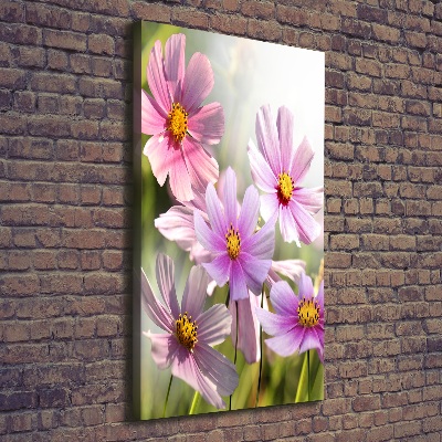 Quadro foto su tela verticale Fiori selvatici