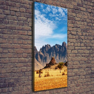 Stampa quadro su tela verticale Deserto dell'Hamilton