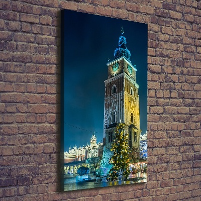 Stampa quadro su tela verticale Cracovia, Polonia