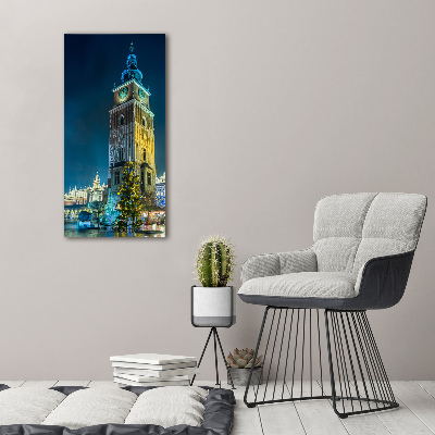 Stampa quadro su tela verticale Cracovia, Polonia