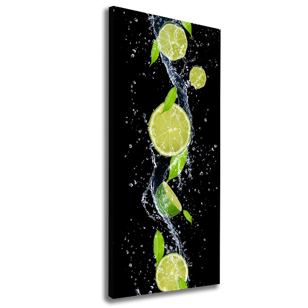 Quadro su tela canvas verticale Lime
