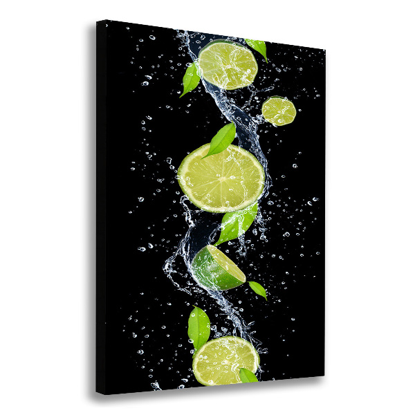 Quadro su tela canvas verticale Lime