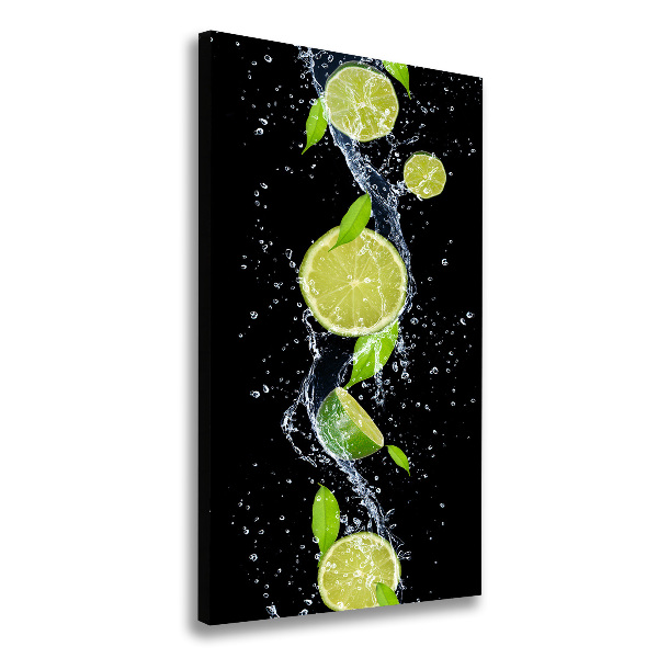 Quadro su tela canvas verticale Lime