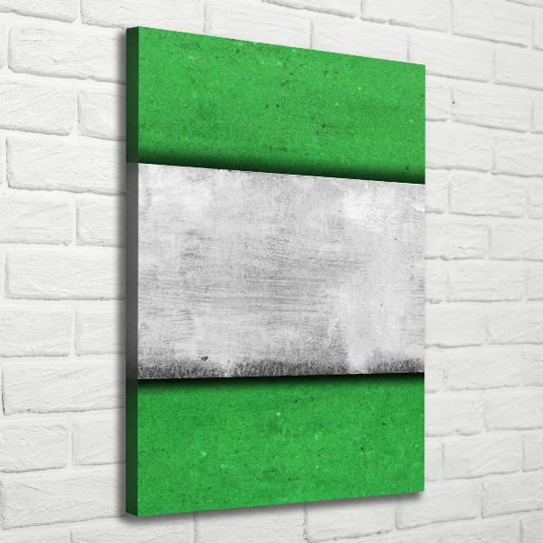 Stampa quadro su tela verticale Parete verde