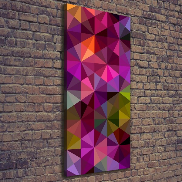 Quadro su tela canvas verticale Onde astratte