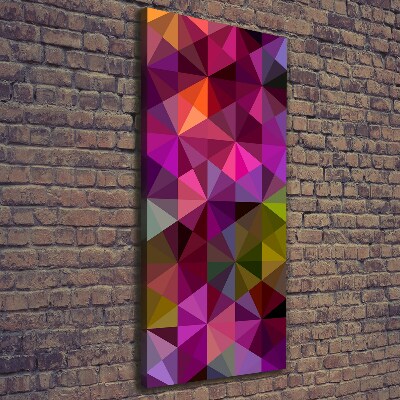 Quadro su tela canvas verticale Onde astratte