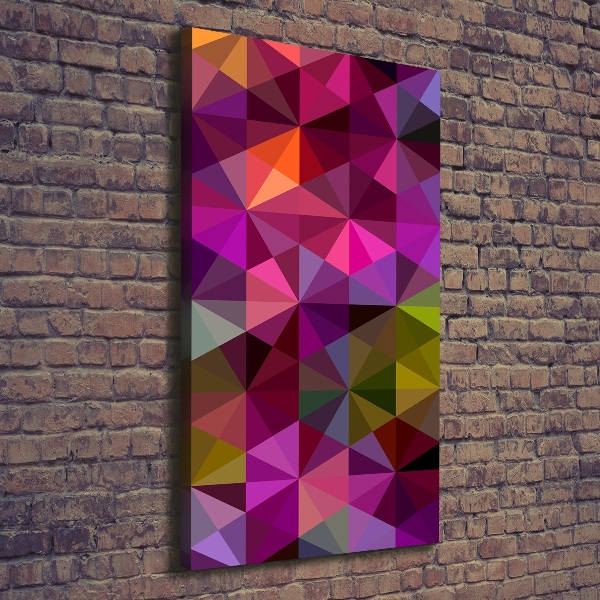 Quadro su tela canvas verticale Onde astratte