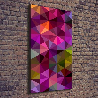 Quadro su tela canvas verticale Onde astratte