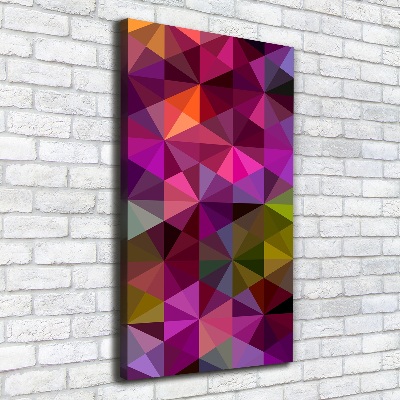 Quadro su tela canvas verticale Onde astratte