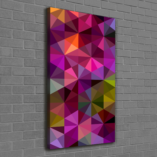 Quadro su tela canvas verticale Onde astratte