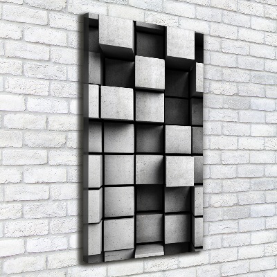 Stampa quadro su tela verticale Astrazione