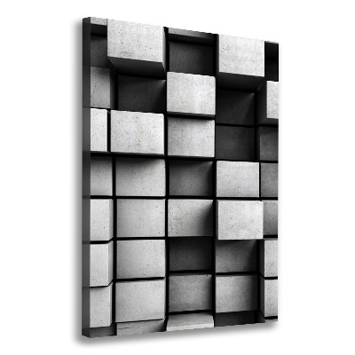 Stampa quadro su tela verticale Astrazione