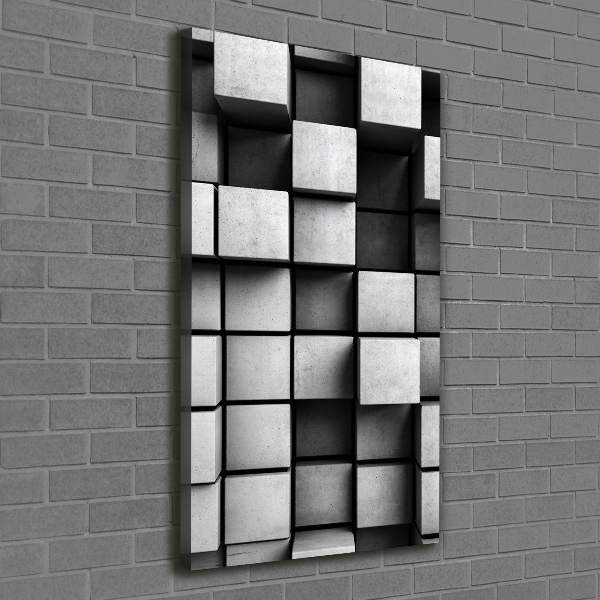 Stampa quadro su tela verticale Astrazione