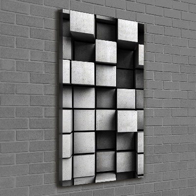 Stampa quadro su tela verticale Astrazione