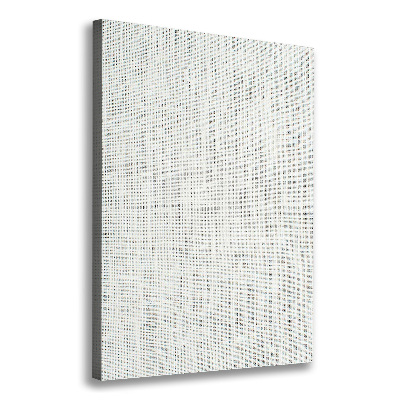 Quadro su tela canvas verticale Tela di lino bianca