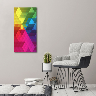 Quadro su tela canvas verticale Sfondo geometrico