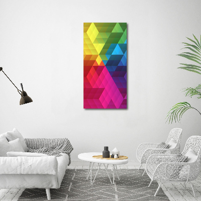 Quadro su tela canvas verticale Sfondo geometrico