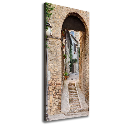 Quadro su tela canvas verticale Strade italiane