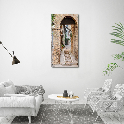 Quadro su tela canvas verticale Strade italiane