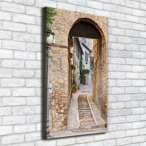 Quadro su tela canvas verticale Strade italiane