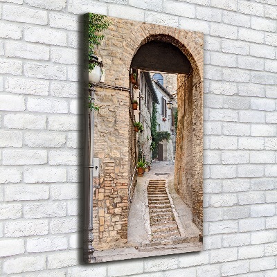 Quadro su tela canvas verticale Strade italiane