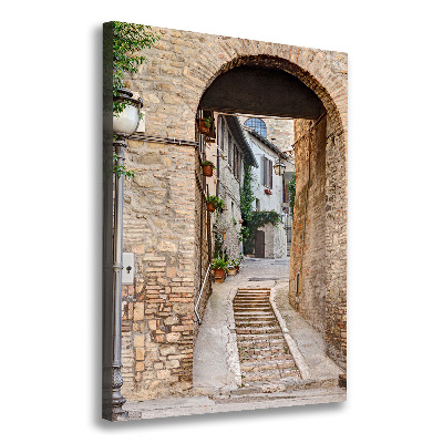 Quadro su tela canvas verticale Strade italiane