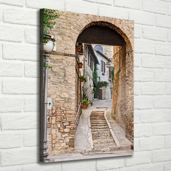 Quadro su tela canvas verticale Strade italiane