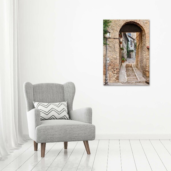 Quadro su tela canvas verticale Strade italiane
