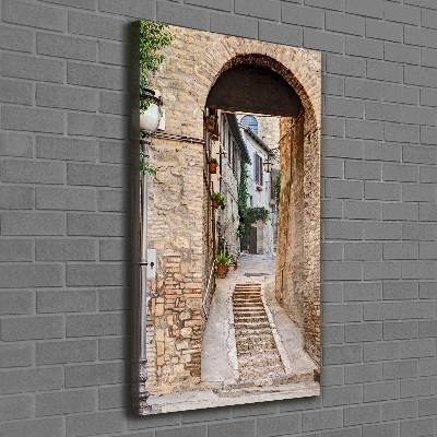 Quadro su tela canvas verticale Strade italiane