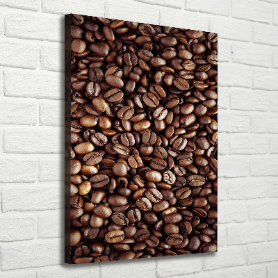 Quadro foto su tela verticale Chicchi di caffè