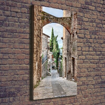 Quadro foto su tela verticale Strade italiane